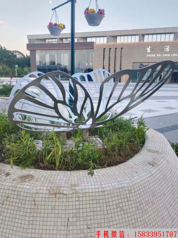 不銹鋼蝴蝶雕塑鏤空工藝4