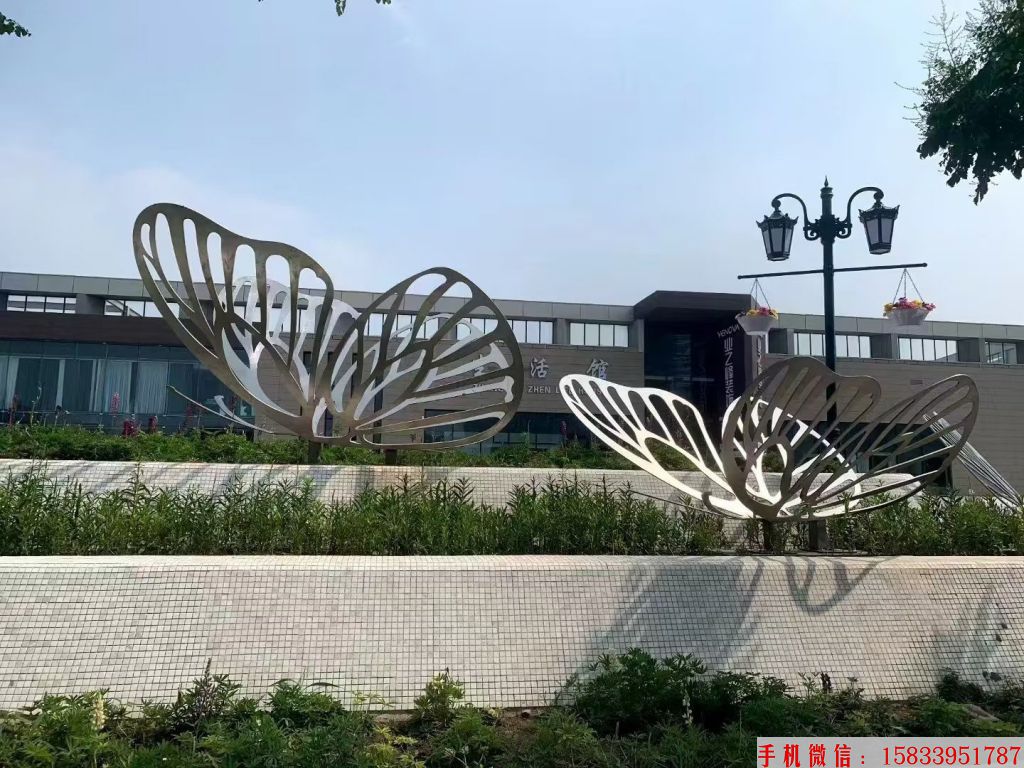 不銹鋼蝴蝶雕塑鏤空工藝6
